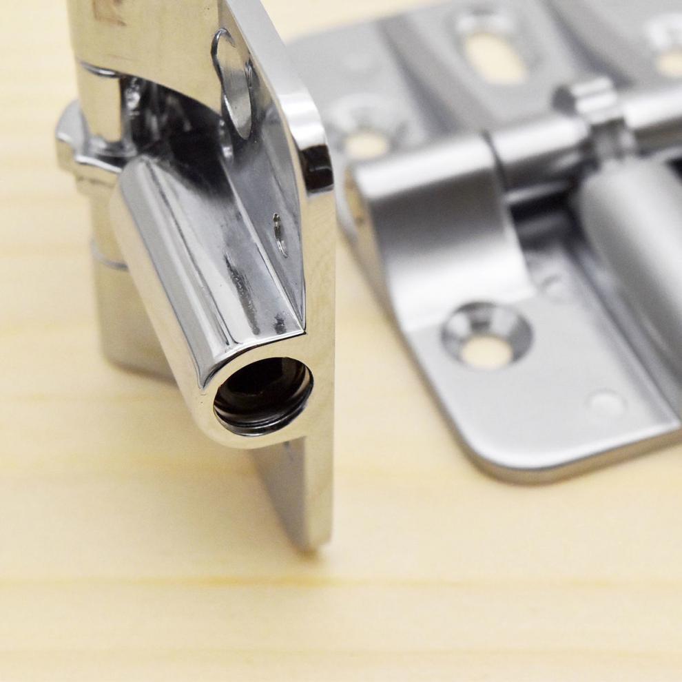 翻板合页90度180度平折叠门铰链上下翻板门可调铰链台面限位合页 亮光