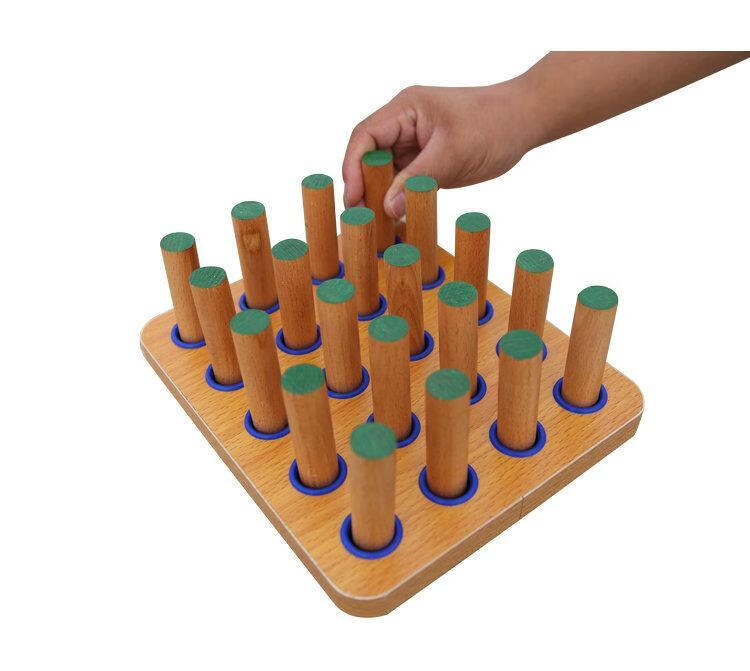 康复训练中风偏瘫老人儿童手指精细功能手部灵活锻炼器材棍木插板小号