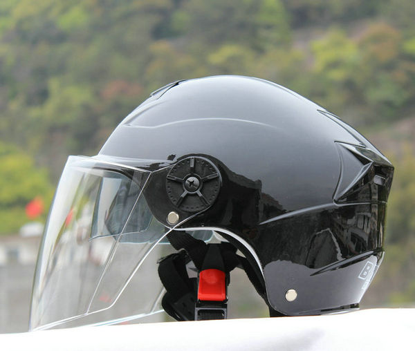 适用于摩托车头盔头灰帽子男性夏天夏季透气遮阳防雨防晒轻便式双镜片