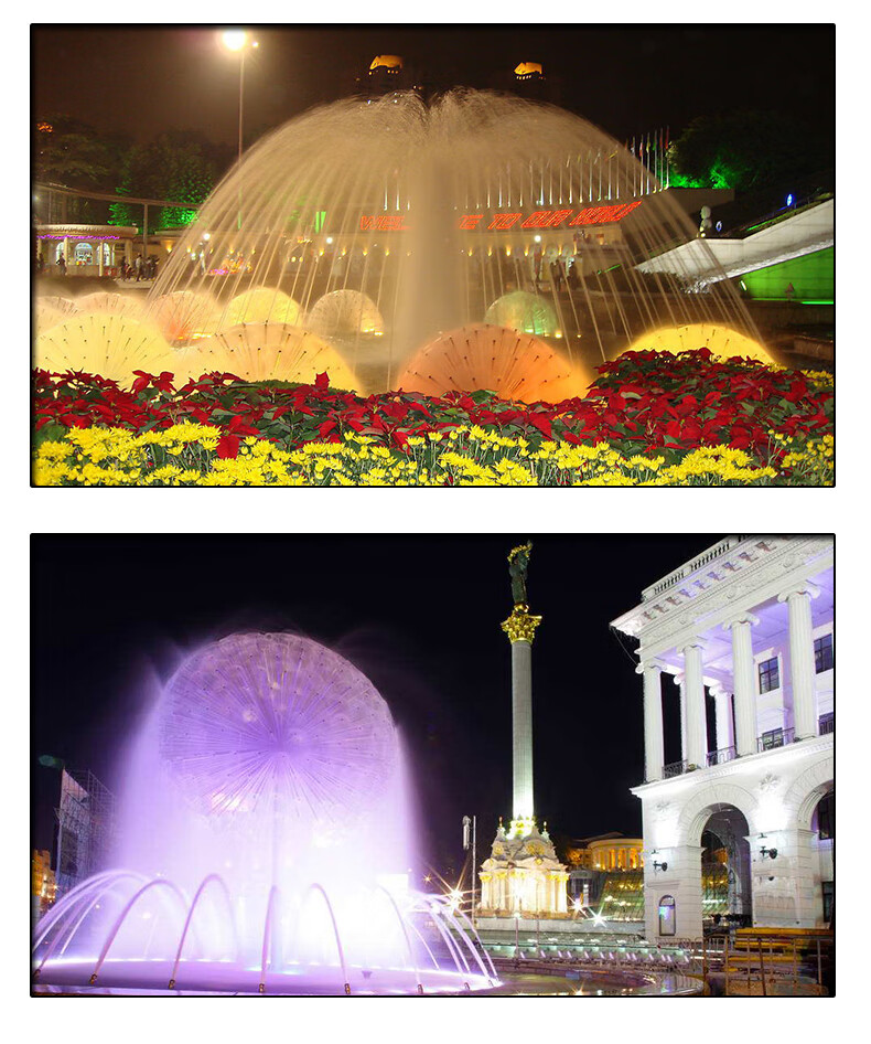 蒲公英喷头水晶球全铜不锈钢半球水景景观喷泉鱼水池庭院广场 3寸铜