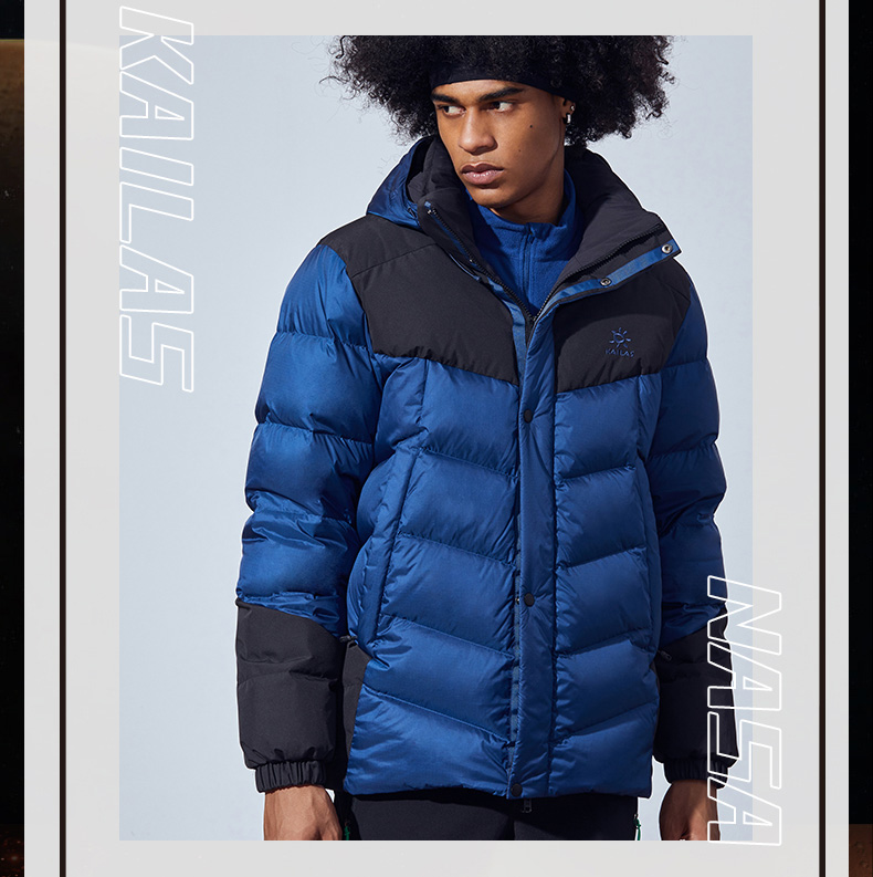 凯乐石kailas户外羽绒服男短款白鹅绒加厚保暖休闲外套女30抗寒310225