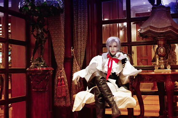 终结的炽天使费里德巴特利费娘制服cos妹子现货假发耳朵假牙s