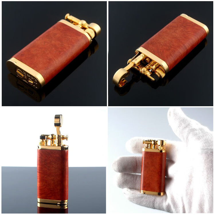 soto打火机imcorona日本皇冠打火机复古烟斗打火机斜火点烟斗专用火机