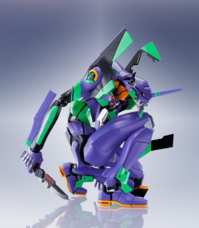 万代dynaction 新世纪福音战士eva初号机合金成品模型玩具 40cm 初号