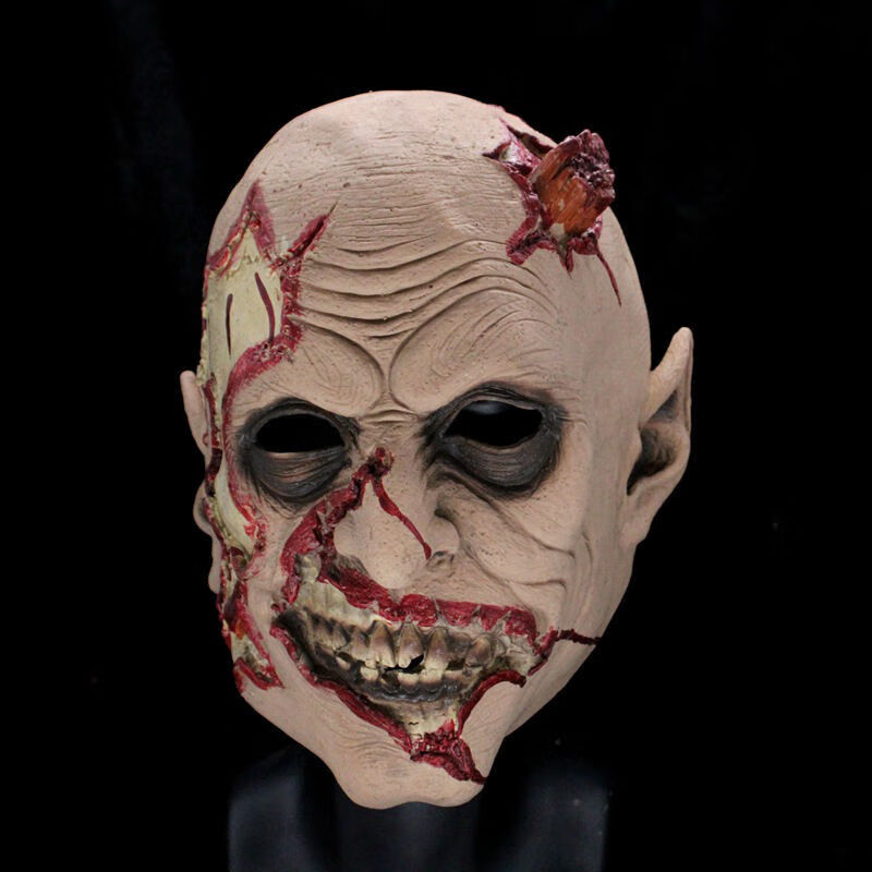 面具全脸密室逃脱鬼屋吓人泰国恐怖道具npc万圣节 【电动蓝衣】【图片