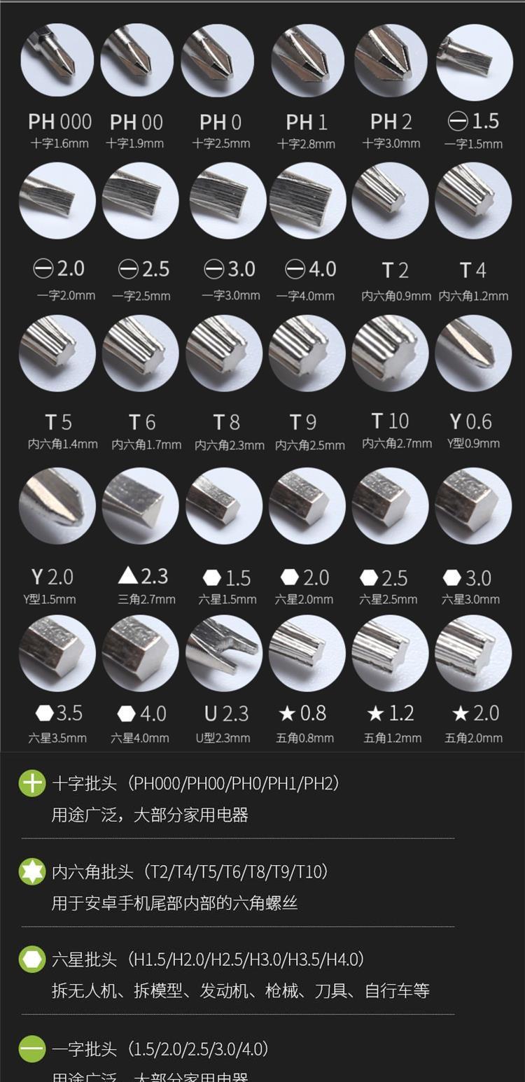 拆卸辅助工具异形螺丝刀套装 螺丝刀防盗螺丝钉卸除车牌架框配件用品