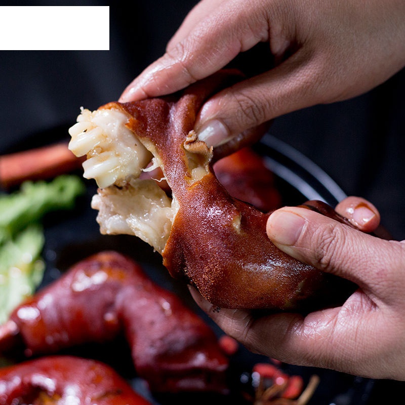 独立装8只装麻辣羊蹄羊蹄子羊脚五香羊蹄零食小吃熟羊蹄即食 8只装