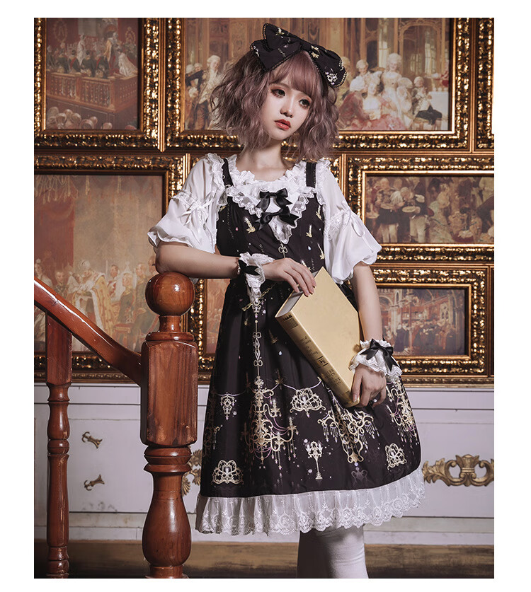 (当季新品)黑暗系哥特式洛丽塔lolita日系暗黑软妹洛丽塔黑暗系洋装