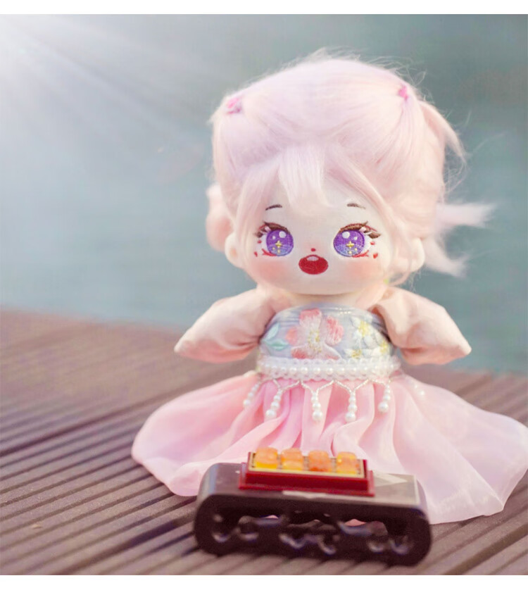 【京品优选】棉花娃娃公仔裸娃炸毛女孩难哄厘米人形玩偶现货生日礼物