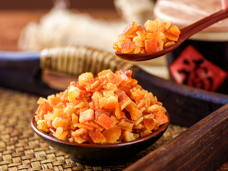 糖渍橙皮丁橙皮果脯可烘焙可搭配阿胶糕500g袋装