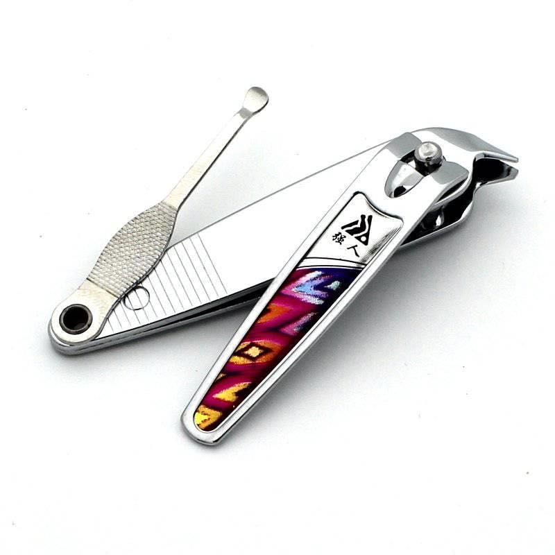 薇垭推荐强人指甲刀12只大号斜口强人牌 650e 带锉刀指甲剪 指甲刀