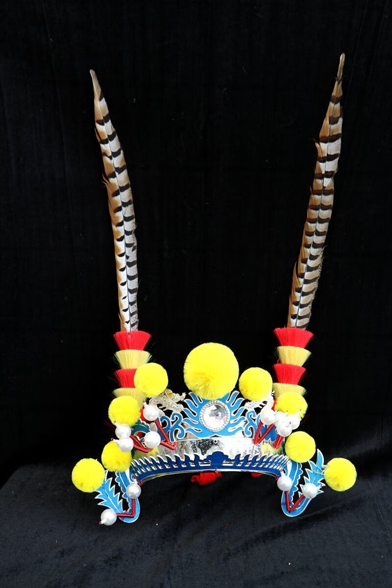 戏曲舞蹈头饰京剧戏剧用品头饰小列子小额子戏曲头盔打鼓额子六一国潮