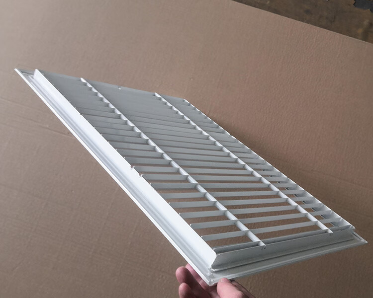 定做铝合金单层百叶风口柜门薄型通风口百叶窗煤气天然气通风口开孔