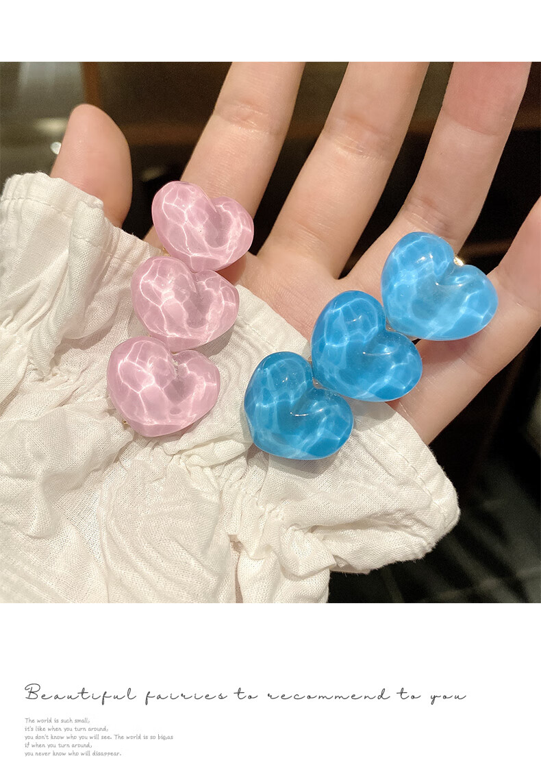 beautiful princessins网红彩色泫雅风发夹发卡刘海一字小夹子2021年