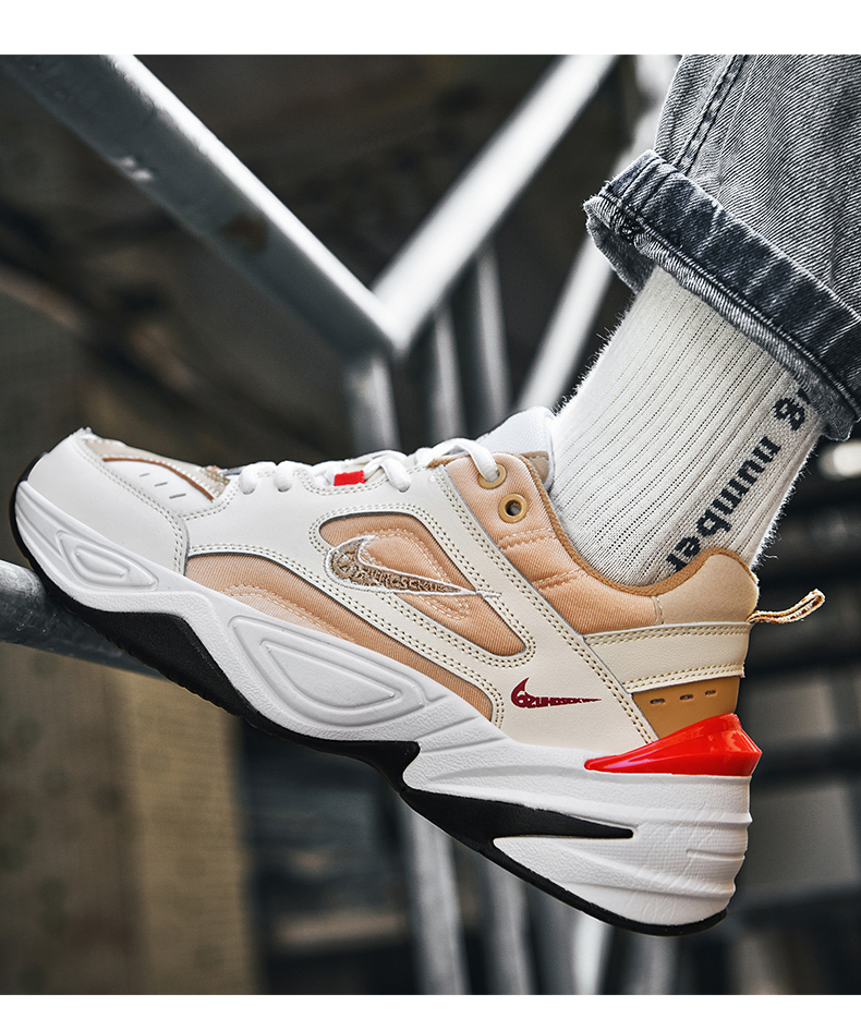 爱欧文男鞋2021年夏季新款m2k复古老爹鞋男ins潮鞋男士休闲增高运动