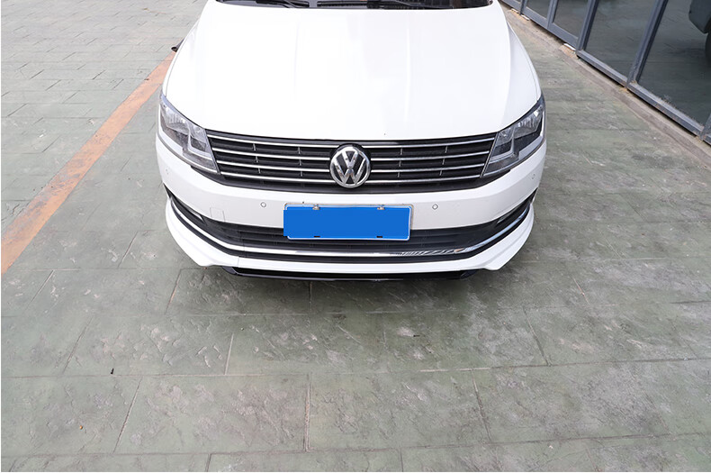 适用于朗逸plus前唇15-21款大众新前铲改装爆改外观前唇大包围前杠