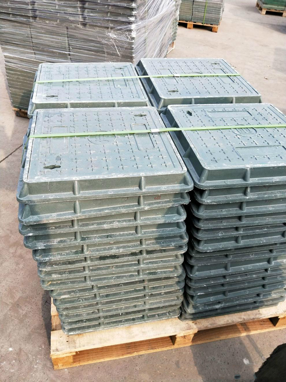 定制树脂井盖复合材料方型井盖电力市政井盖板污水井盖方井(5套起发)