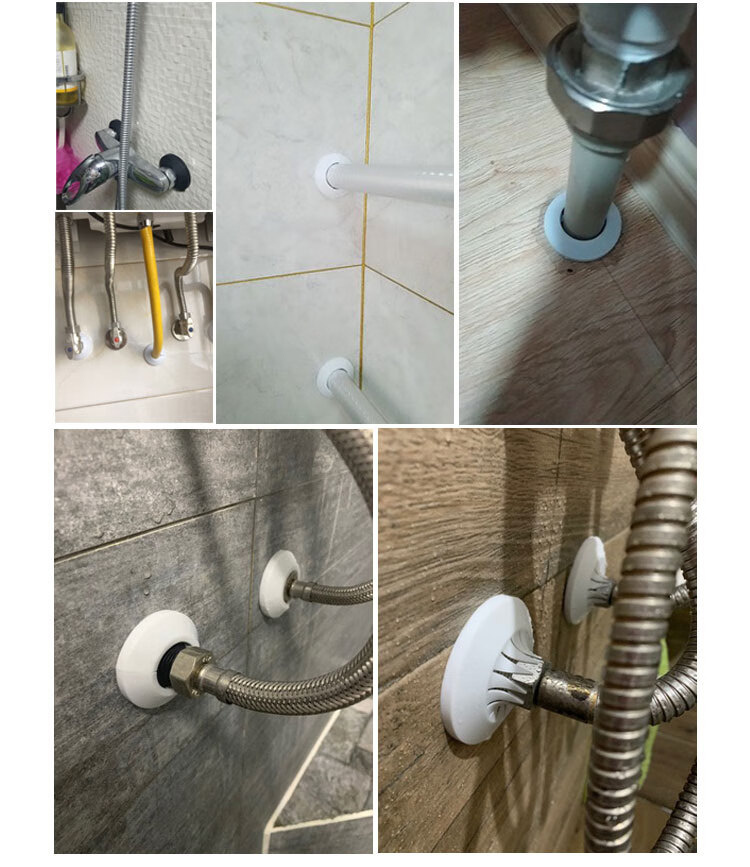 pvc水管装饰圈墙洞孔空调洞装饰盖排水管圆形盖暖气管道装饰盖板3055