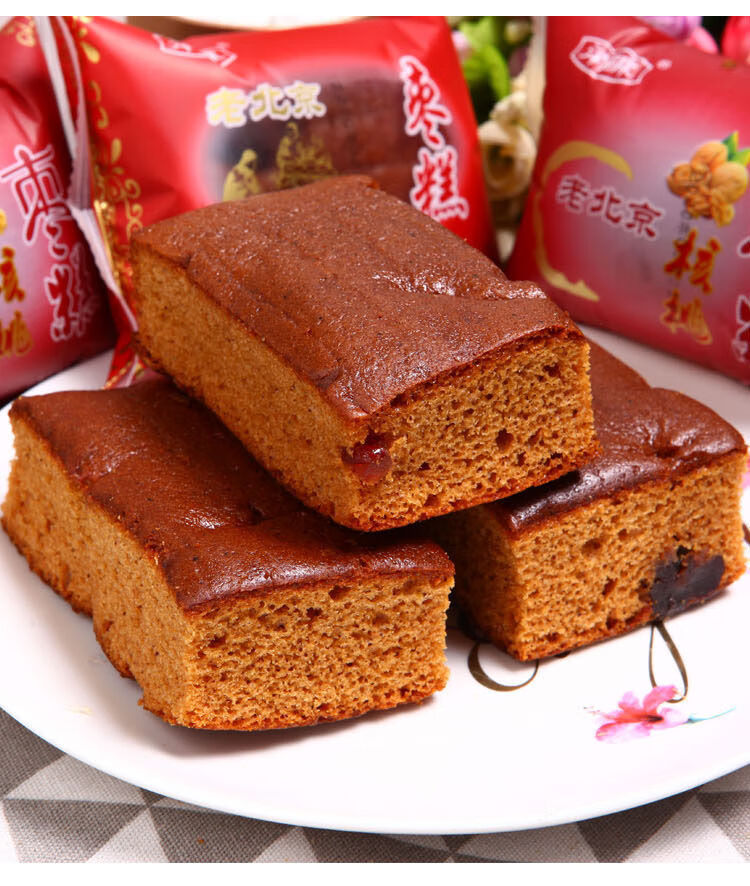 老北京枣糕核桃糕休闲零食蛋糕传统糕点营养早餐面包 核桃味 独立包装