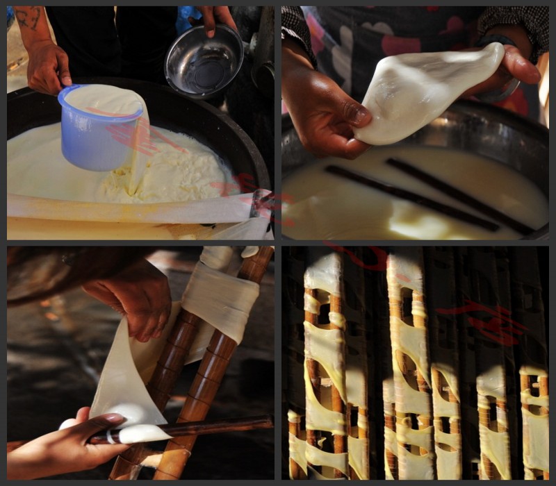 奶皮子舌尖上的美食网红小吃大理特产烤乳扇杨记乳扇奶皮子选配玫瑰糖