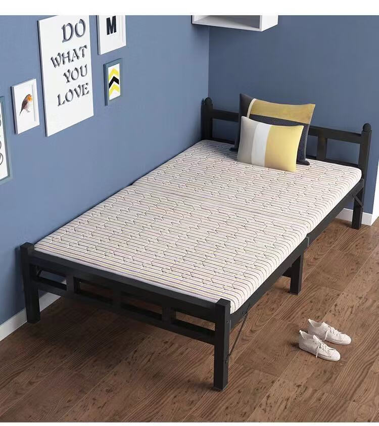 出租屋床折叠床单人床家用办公室午休床简易床木板床便携加长出租屋床