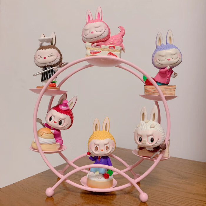 labubu精灵甜品盲盒公仔拉布布潮玩 芒果派【开盒未拆袋】