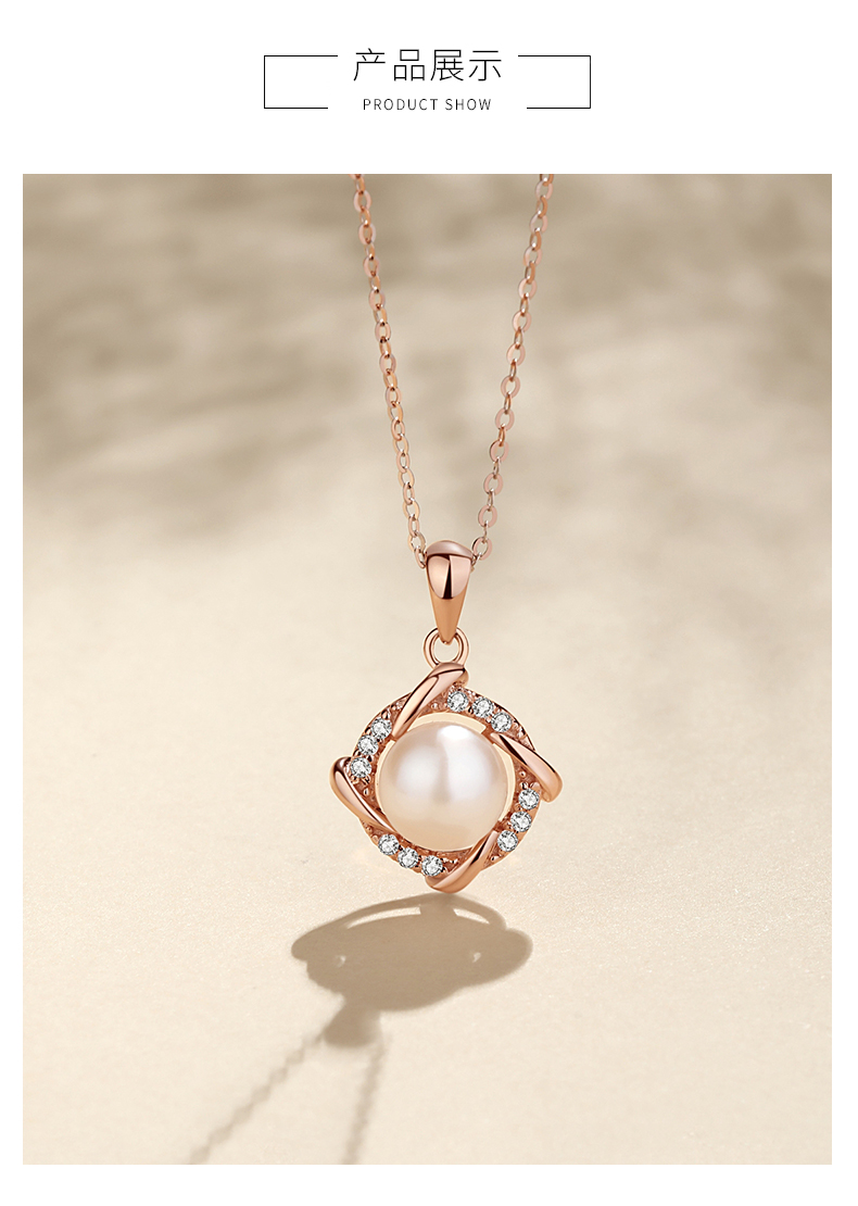 礼物送妈妈女友轻奢品牌礼物抖音同款爱的拥抱珍珠项链真爱永生花礼盒