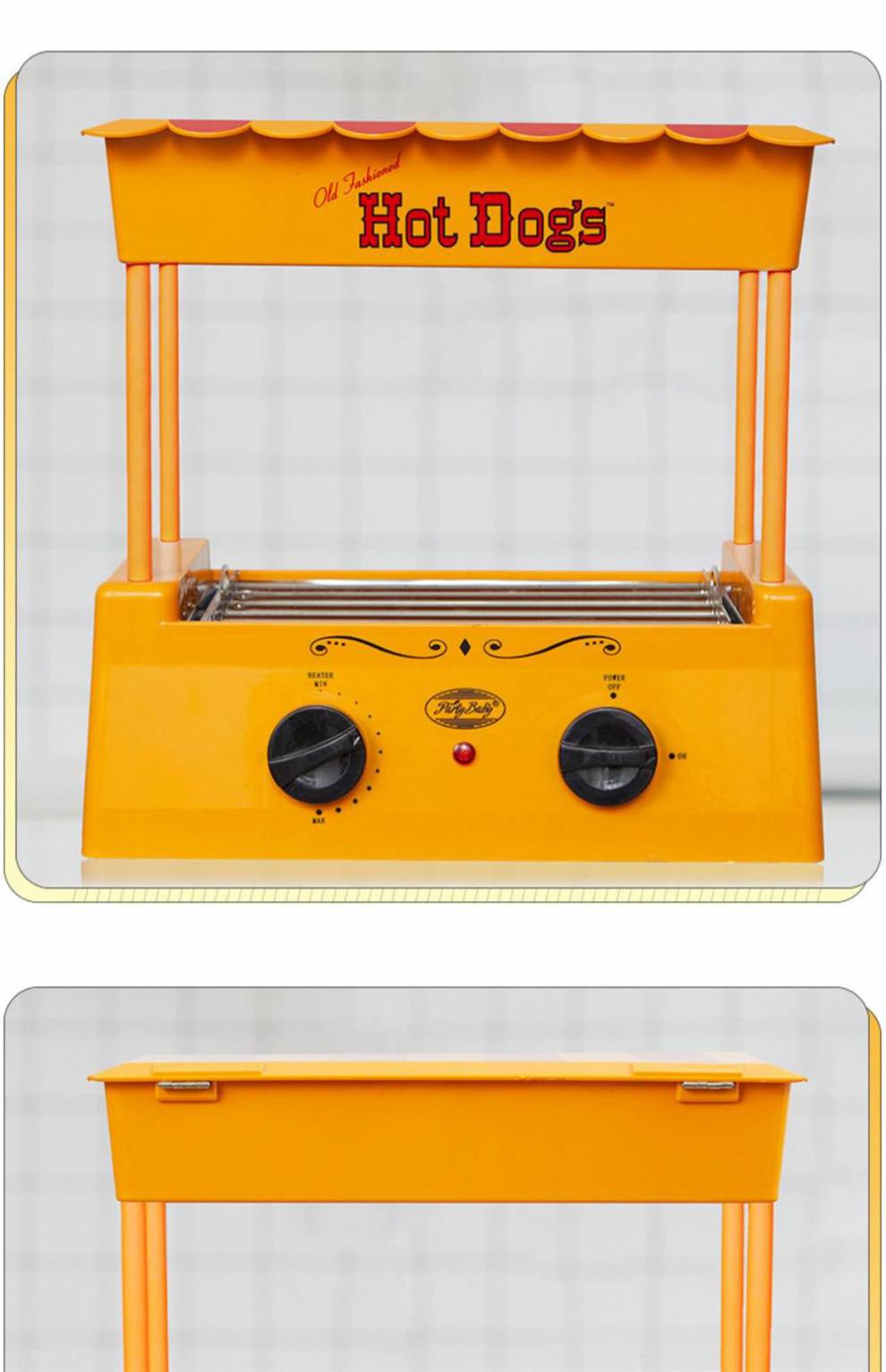 烤肠机商用双层多功能不粘管香肠机全自动摆摊迷你热狗机小型博鹤州