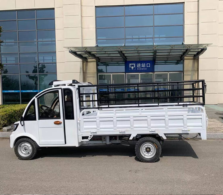 油电两用拉货车 电动四轮皮卡拉货电瓶车带斗大功率油电两用加长车厢