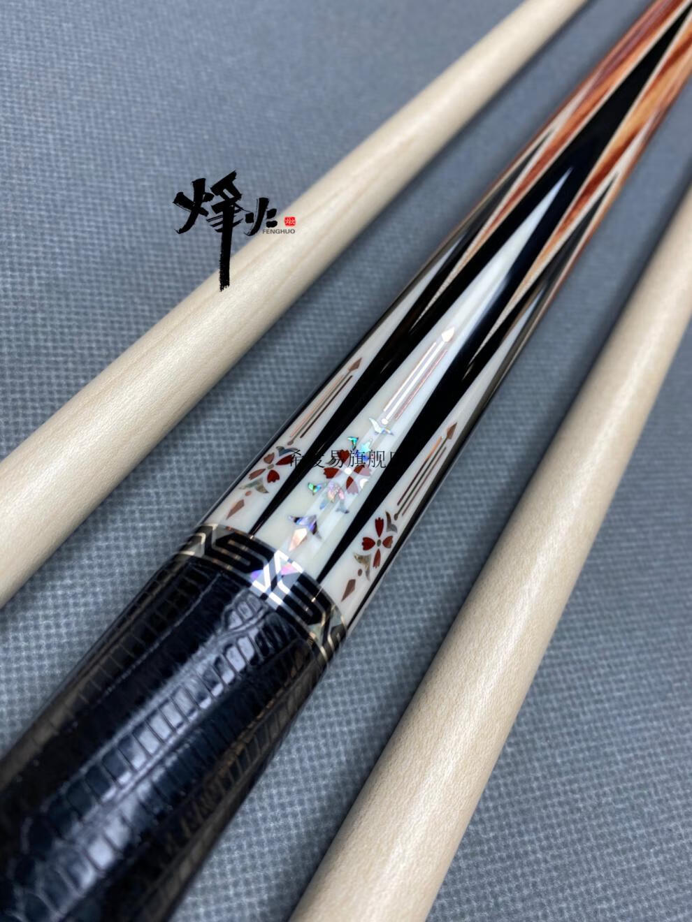 【闪电速发】2022新款zen仁杆实木手工中式八球大头杆九球杆台球杆