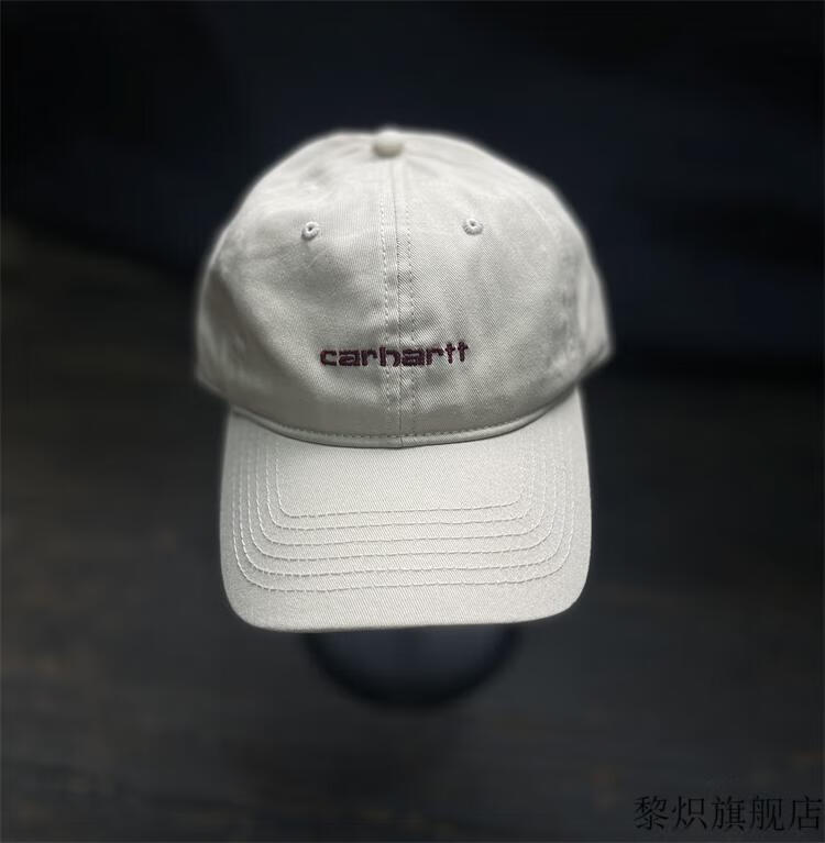 卡哈特帽子 carhartt卡哈特帽子刺绣字母软顶棒球帽男女休闲百搭水洗