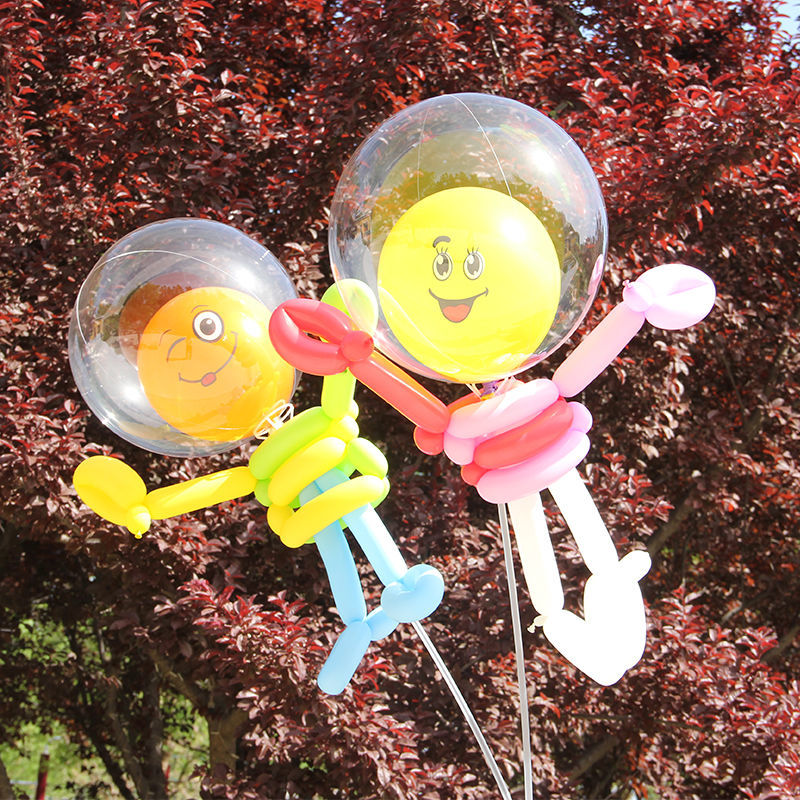 世宜得抖音同款网红飞天娃娃风筝气球材料包公园夜市摆地摊创业儿童