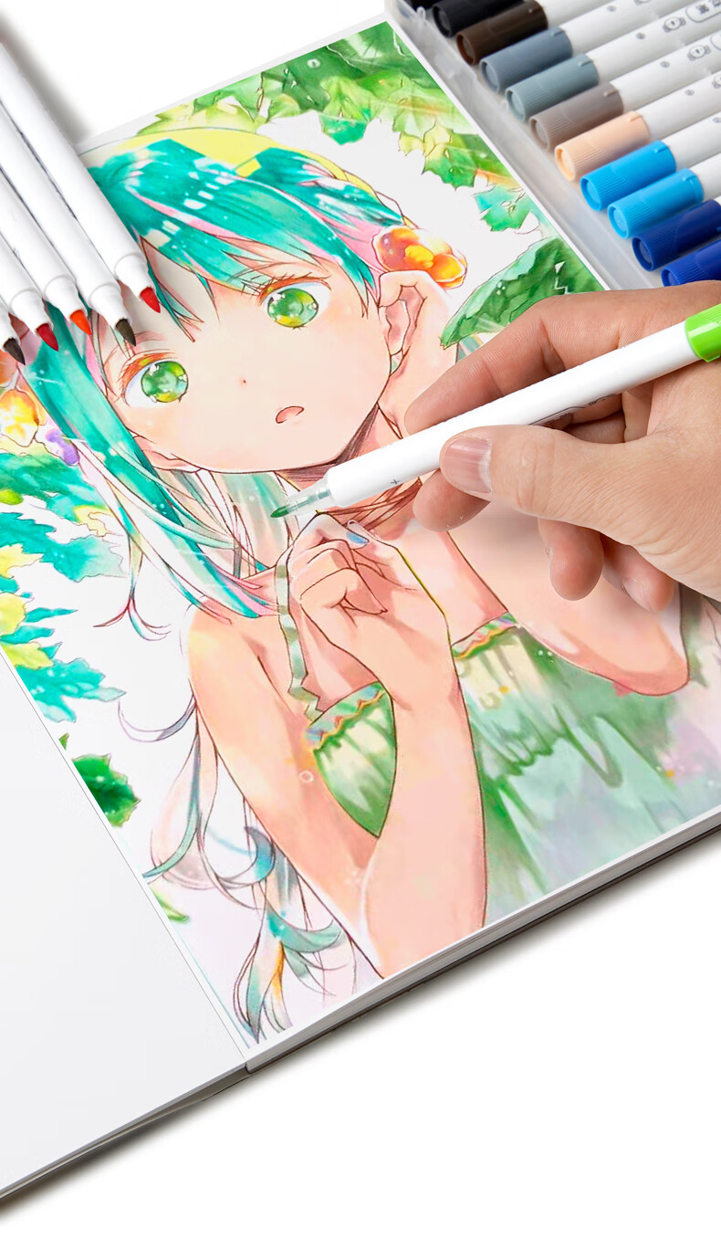 新品马克笔纸a4画画纸8k纸荷兰白卡纸绘画纸16k八开四开画纸小学生