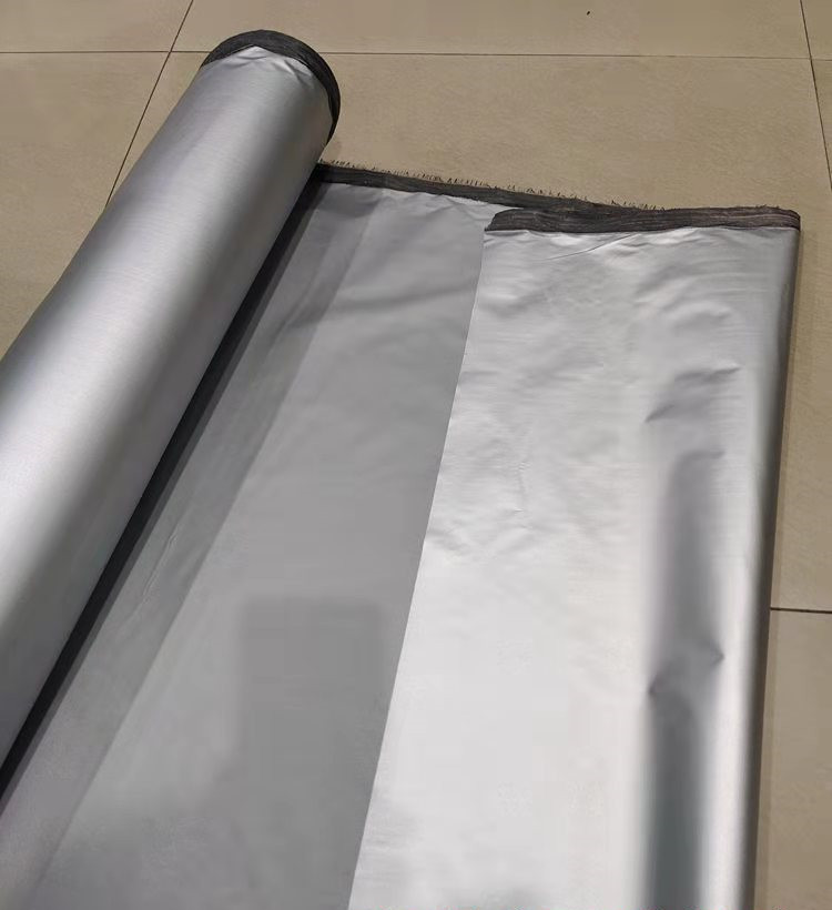 浙江绍兴柯桥窗帘加厚双面银遮阳布遮光帘成品晒隔热宿舍遮光窗帘布料