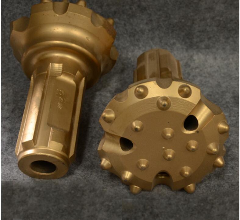 工具配件 萦阙 灵炅潜孔钻头低风压76 90各型号合金钎具潜孔钻机冲击