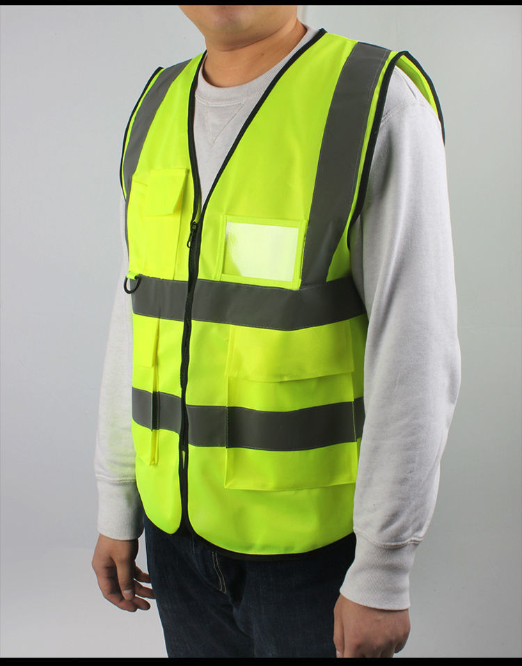 反光背心马甲交通安全服印字定制工地发光夜间反光衣外套男女短袖