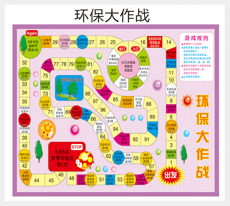 交通安全闯关飞行棋 桌游安全教育亲子大富翁学校家庭交通环保消防好