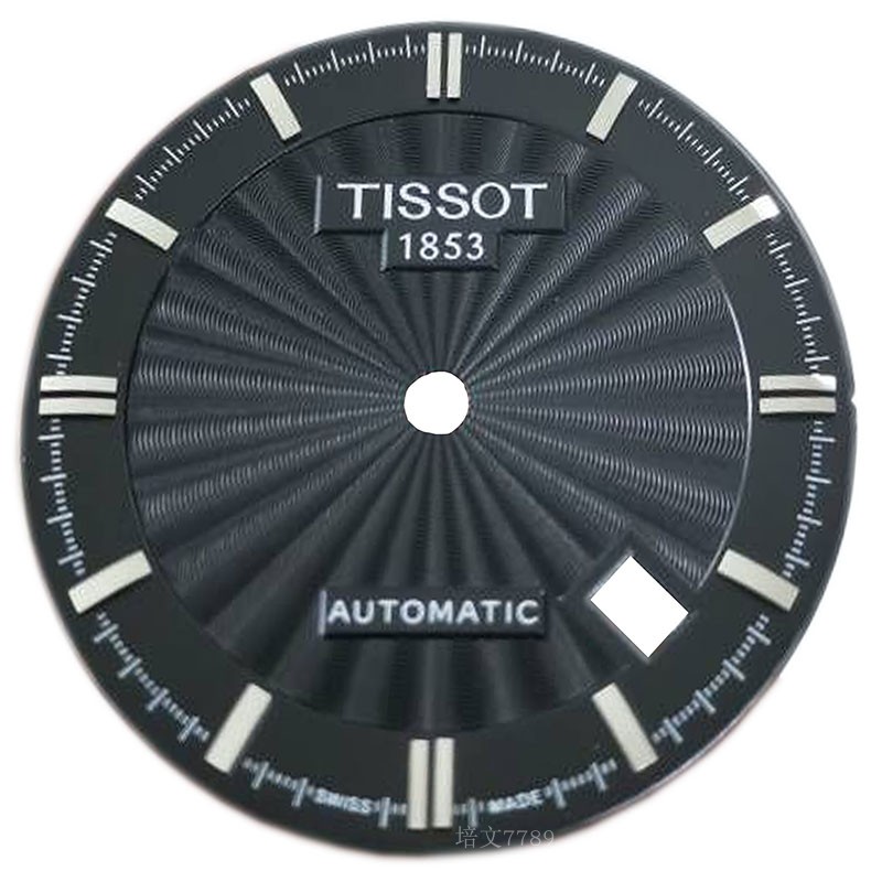 男机械表表盘字面指针表壳手表配件系列天梭宝环适用t97 r463 伊俪思