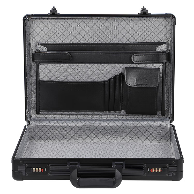 手提密码箱铝合金手提式密码箱文件保险箱公文轻便收纳盒子小型小号