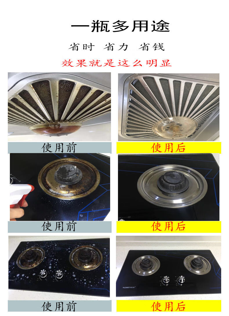 鸡公头油污清洁剂头公鸡头厨房油污清洗清洁剂油烟机洗衣多功能去污