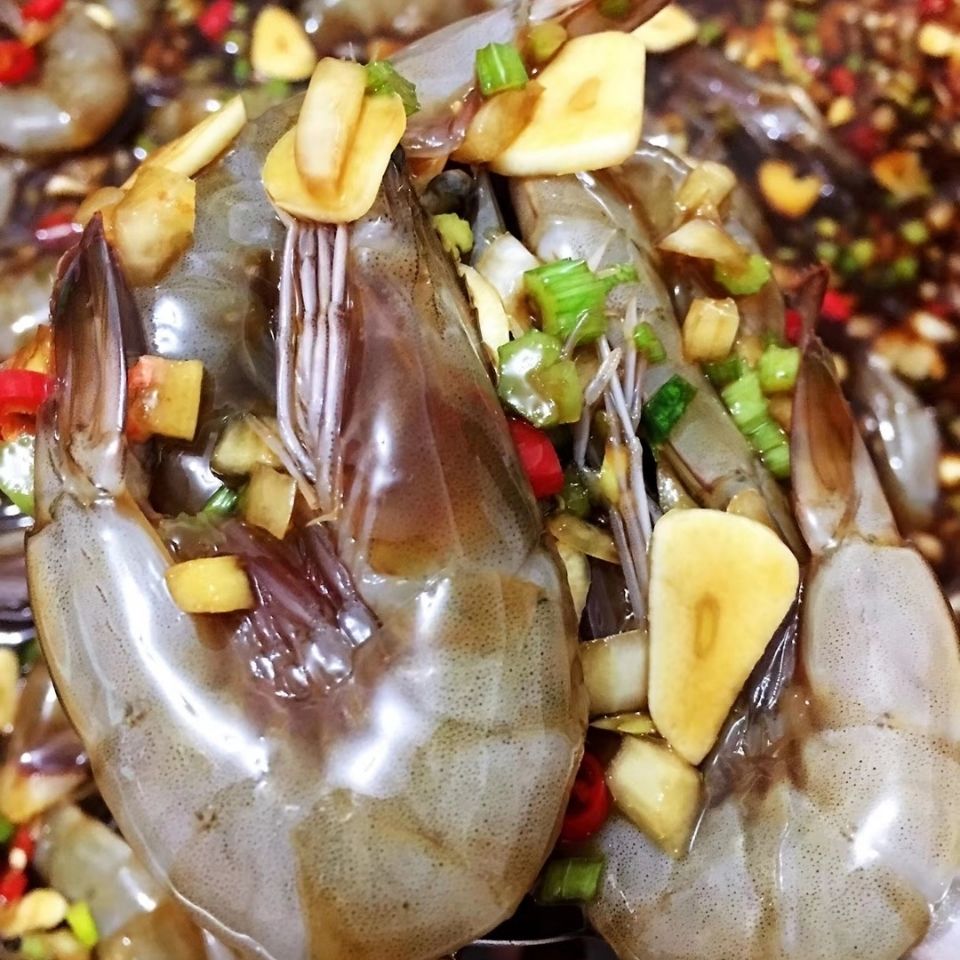 生呛大虾腌虾酱大虾新鲜对虾新鲜白虾法拉尔特 顺丰陆运 一罐夹馅虾一