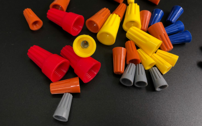 接线帽p1p2p3p4p6p8弹簧螺旋式接线头螺旋式压线帽接线端子橙色定制