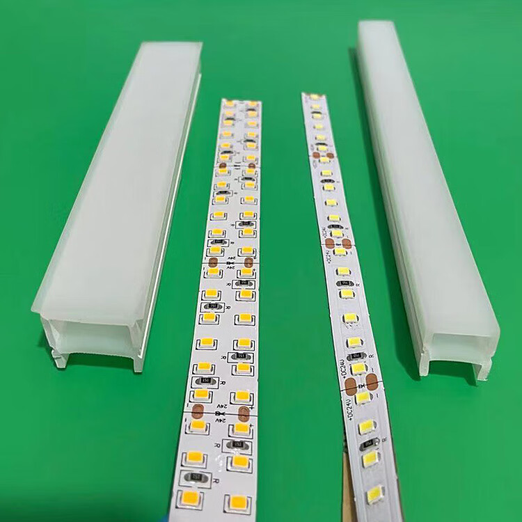 柔性硅胶灯条灯带led灯条明装线性灯槽软线条灯嵌入式线槽防水 硅胶