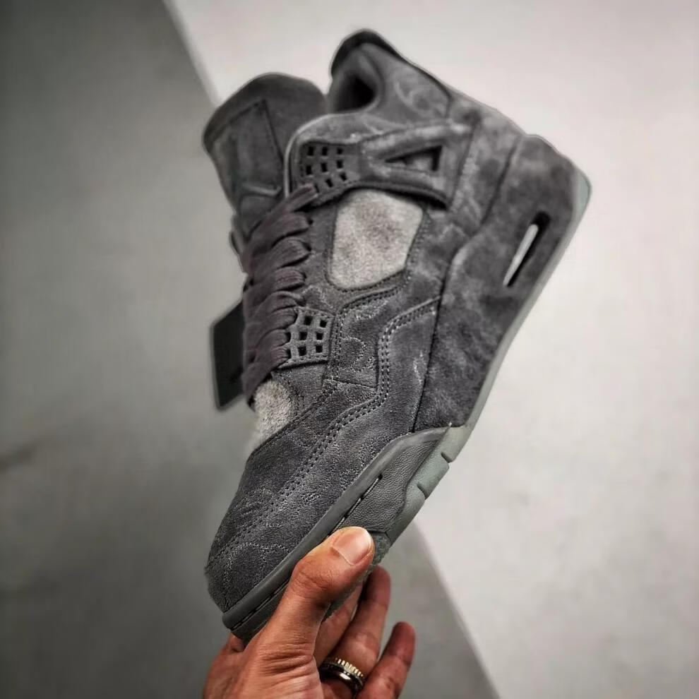 夜光低 灰麂皮 联名 酷灰 篮球鞋男 930155- aj4-盒 40【图片 价格