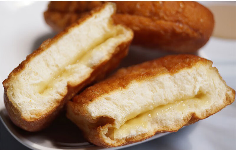 老式三明治面包奶油夹心早餐糕点80后怀旧儿时油炸面包零食整箱批l1