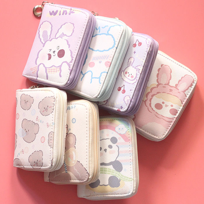 学生儿童钱包初中生儿童卡通可爱男女ins日系小巧玉桂狗女生少女心