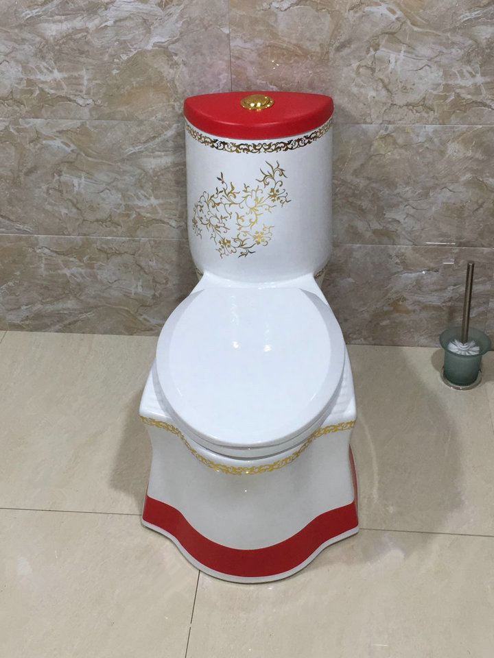 蹲坐两用马桶双用式矮座便器老人儿童坐便器有200mm出水1金色400