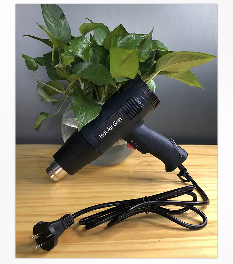 调温热风枪1800w热缩袋pofpvc专用高温热风筒数显款高温风枪无数显款