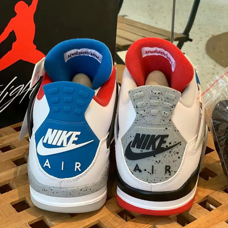 凡逸芙官方自营【捡漏】aj4红蓝鸳鸯气垫篮球鞋男潮流复古缓震运动鞋