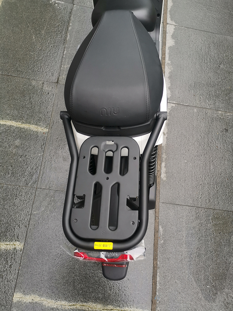 小牛电动车mqis尾架ms电瓶车货架改装配件载人延伸后备储物箱支架msmq